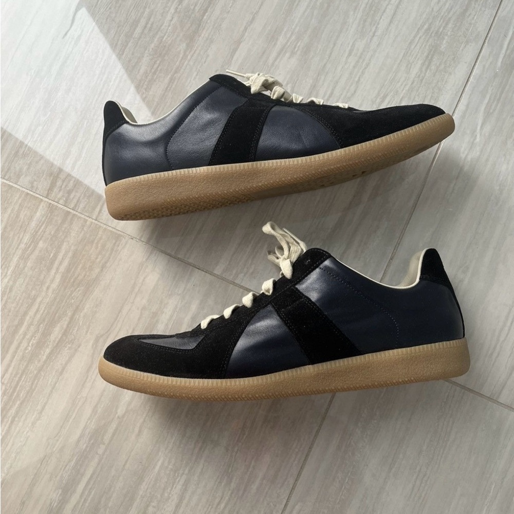 Maison Martin Margiela Black and Blue Sneakers